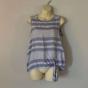 BEACH LUNCH LOUNGE striped flowy tank top